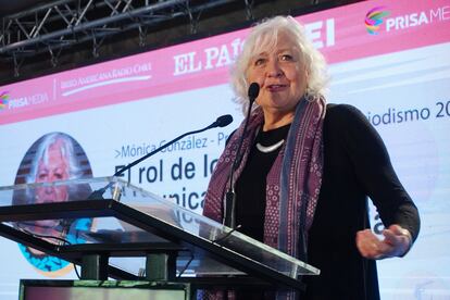 Mónica González, periodista chilena (premio Nacional de Periodismo 2019).                 