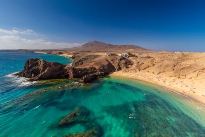 Playas de Papagayo, en la isla de Lanzarote.