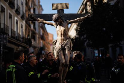 Procesión del Cristo de los Niños, el pasado abril en Madrid.