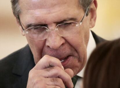 El ministro de Exteriores ruso, Serguéi Lavrov.