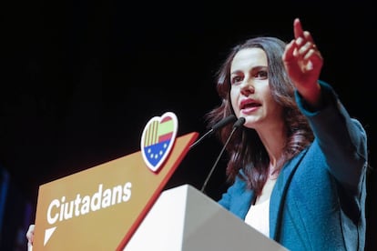 La líder de Ciutadans, Inés Arrimadas.