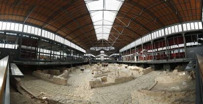 Panoràmica de l'interior del Born Centre de Cultura i Memòria.