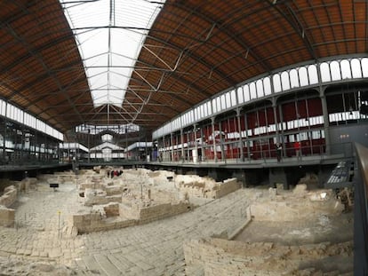 Panoràmica de l'interior del Born Centre de Cultura i Memòria.