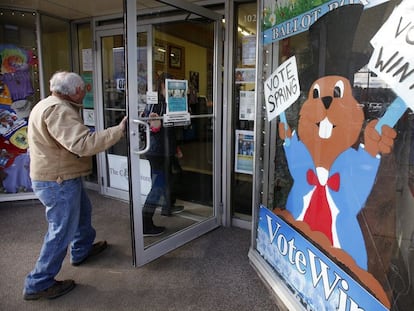 Día de la Marmota en Punxsutawney, Pensilvania (EE UU).