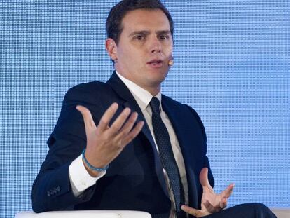 El líder de Ciudadanos, Albert Rivera, esta semana.