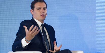 El líder de Ciudadanos, Albert Rivera, esta semana.