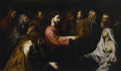 El Prado adquiri este cuadro hace diez a?os. <i>La resurreccin de Lzaro</i> es uno de los ms importantes de la exposicin. Con esta obra la pinacoteca espa?ola cubra el vaco de la primera poca de Ribera.