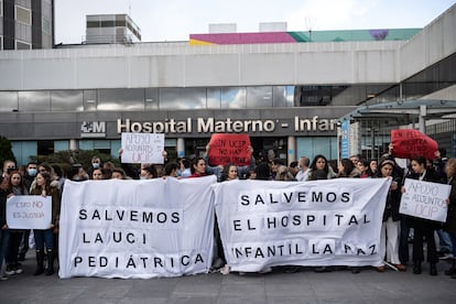 Manifestación UCI Hospital La Paz