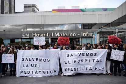 Manifestación UCI Hospital La Paz