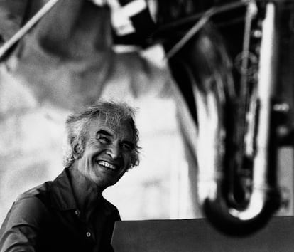 El pianista Dave Brubeck, durante una actuaci&oacute;n en el Newport Jazz Festival.