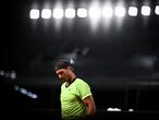 Spain's Rafael Nadal reacts as he plays against France's Richard Gasquet during their men's singles second round tennis match on Day 5 of The Roland Garros 2021 French Open tennis tournament in Paris on June 3, 2021. (Photo by Anne-Christine POUJOULAT / AFP)