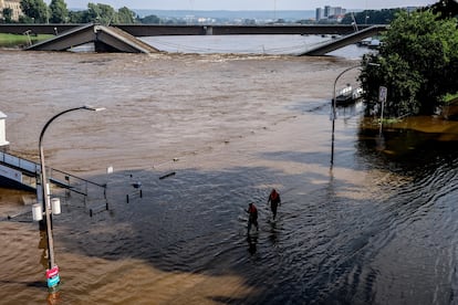 Puente sobre el río Elba