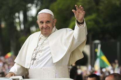 El Papa, en el santuario de Fátima, Portugal, el pasado 12 de mayo.