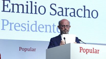 Emilio Saracho, presidente del Banco Popular.