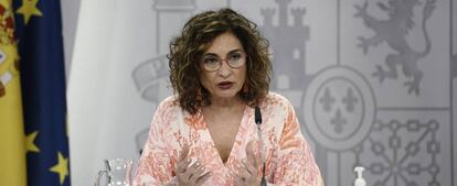 La ministra de Hacienda y portavoz del Gobierno, María Jesús Montero.