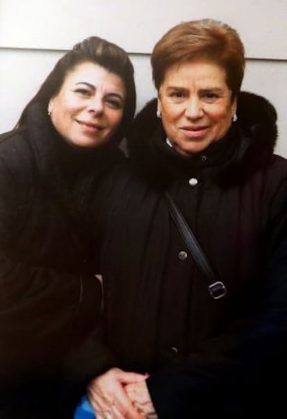 Pilar Monclús and her mother Benedicta García on the day they were first reunited in November 2011.