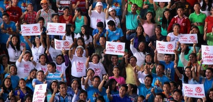 Manifestación en Veracruz del grupo 'Sí Vida', en febrero de 2015.