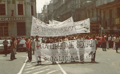 Primera manifestación del Orgullo Gay en Galicia, celebrada en Vigo en 1981