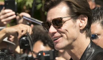 El actor Jim Carrey el pasado 5 de septiembre en el Festival de Cinde de Venecia.