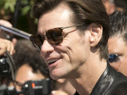 El actor Jim Carrey el pasado 5 de septiembre en el Festival de Cinde de Venecia.