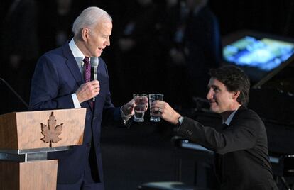 Joe Biden y Justin Trudeau