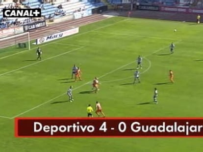 Deportivo, 4 - Guadalajara, 0