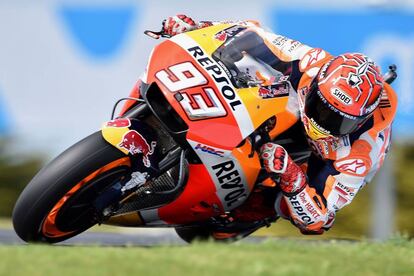 Marc Márquez, en Phillip Island.