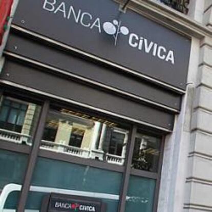 Una sucursal del grupo Banca Cívica, en Madrid