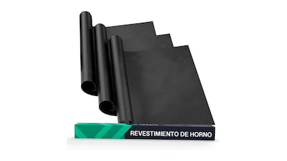Láminas protectoras de horno sobre fondo blanco.
