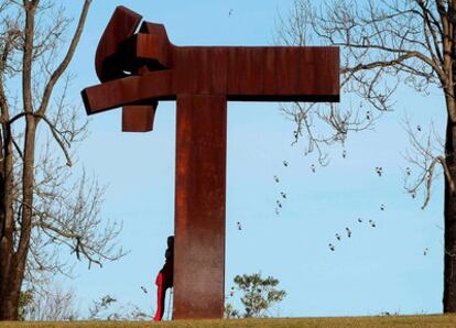 El museo Chillida-Leku, horas antes de que cerrara el pasado 1 de enero.