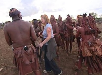 Escena de <i>Perdidos en la tribu,</i> con la familia Carrión-Roldán.