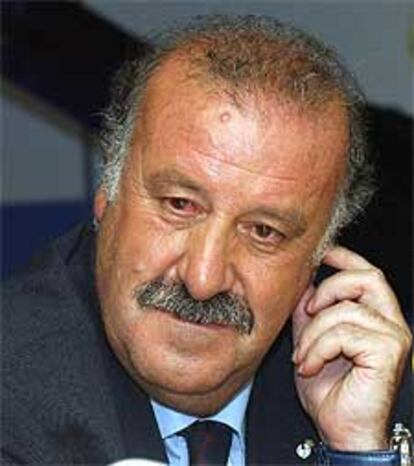 Del Bosque, durante la entrevista que concedió a <i>El Larguero</i> el lunes.