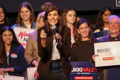 Republican US presidential candidate Nikki Haley