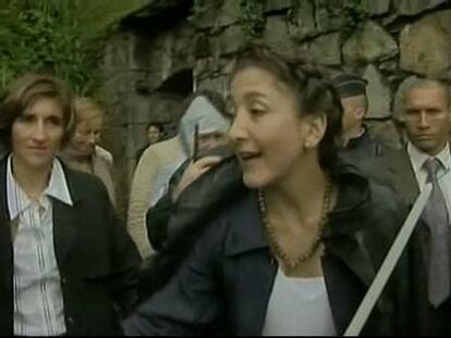 Betancourt agradece su liberación en peregrinación a Lourdes