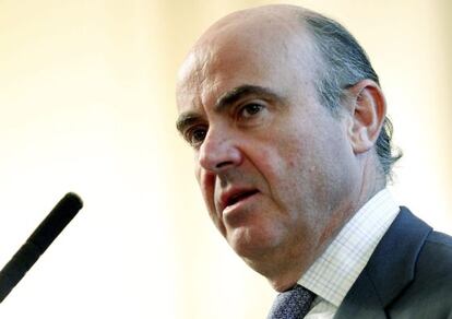 El ministro de Economía, Luis de Guindos.