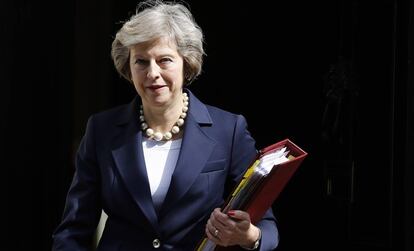 La primera ministra brit&aacute;nica,Theresa May.