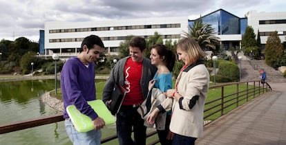 Alumnos de la Universidad Europea.