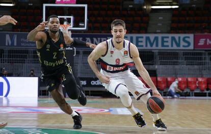 Vanja Marinkovic, en una acción del partido Bayern-Baskonia.