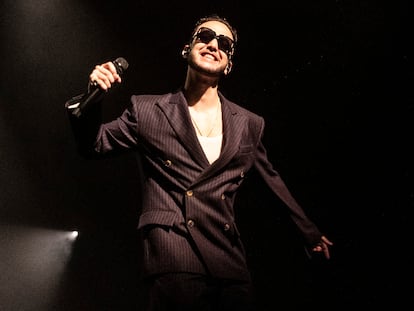 C. Tangana en su gira de presentación de 'El Madrileño' el 6 de marzo de 2022 en el WiZink Center de Madrid. 