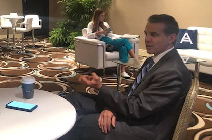 Eric O’Neill, durante a entrevista depois do evento da Acronis do qual que participou, em Miami.