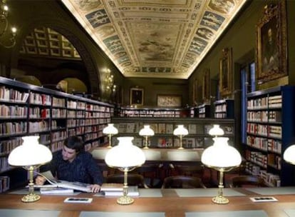 La nueva zona reformada de la biblioteca del ateneo que se inaugura hoy.