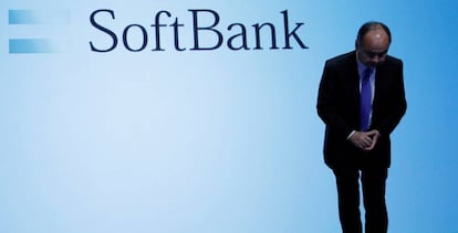 Masayoshi Son, CEO de SoftBank, en una presentación en Tokio (Japón).