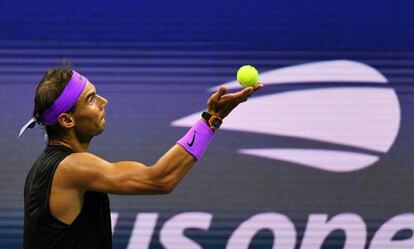 Nadal, en un partido del US Open 2019.