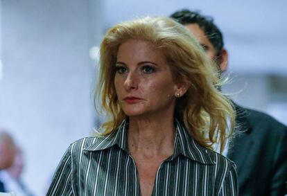 Summer Zervos, el pasado diciembre en los juzgados de Nueva York.