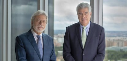 Los hermanos Luis y Mauricio Amodio.