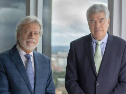 Los hermanos Luis y Mauricio Amodio.