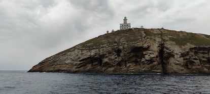 El faro abandonado de las islas Columbretes.