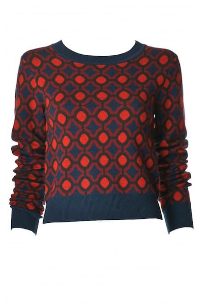 Jersey de estética retro, de Alice + Olivia. Precio: 264 €