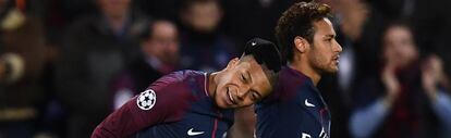 Neymar y Mbappé