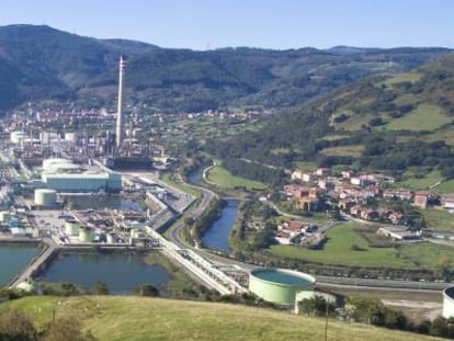 Complejo industrial de Petronor en Bizkaia.